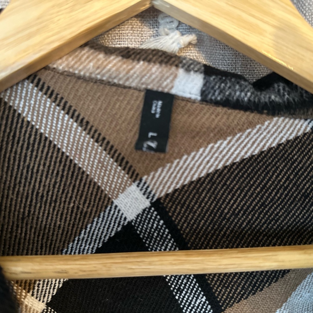 Plaid Knit Shacket